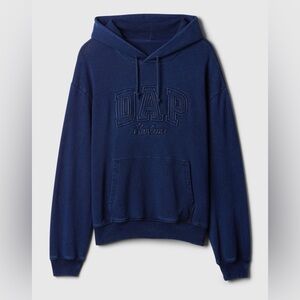 GAP × DAP Denim Logo Hoodie